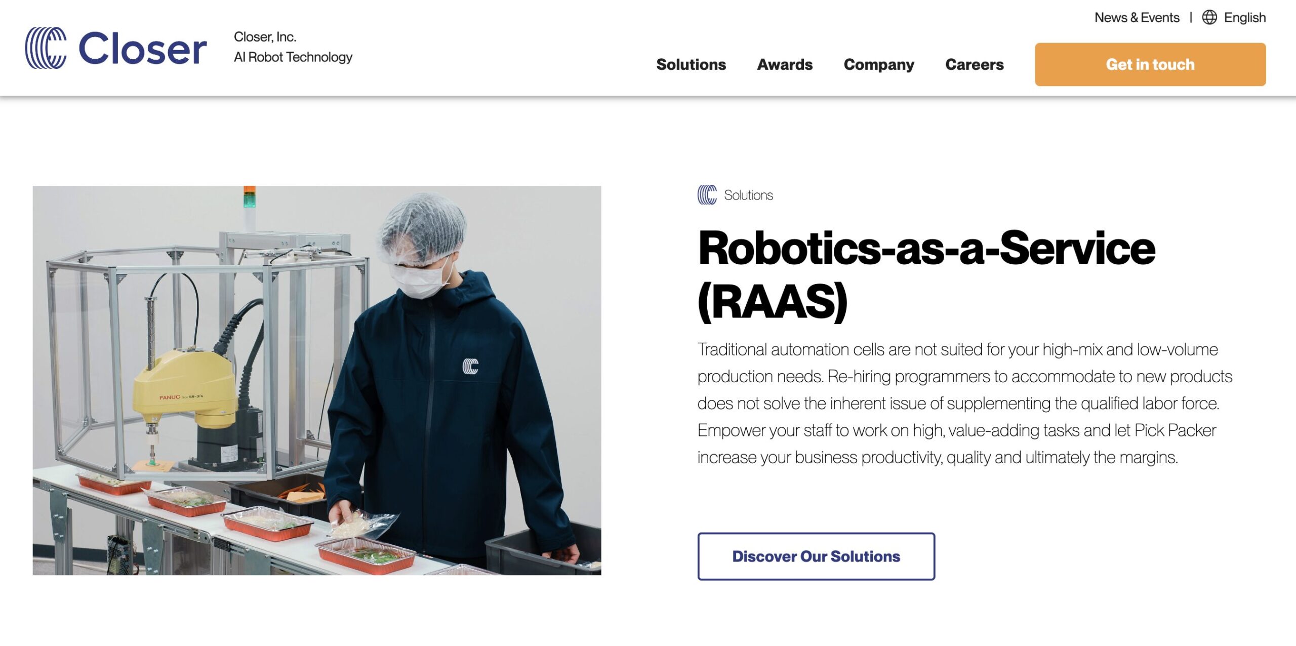 Closer, Inc. AI Robot Technology